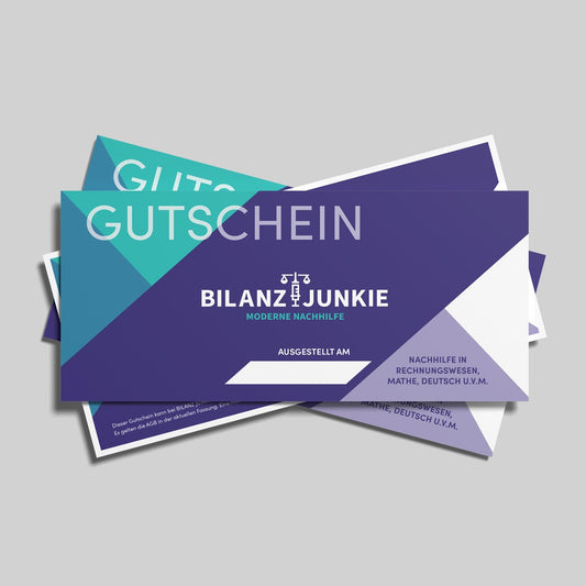 BILANZ JUNKIE Gutschein